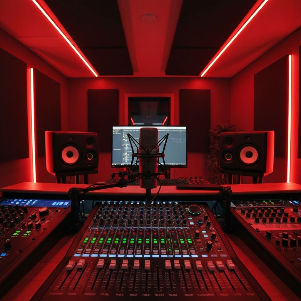 Podcast setup tour 2024